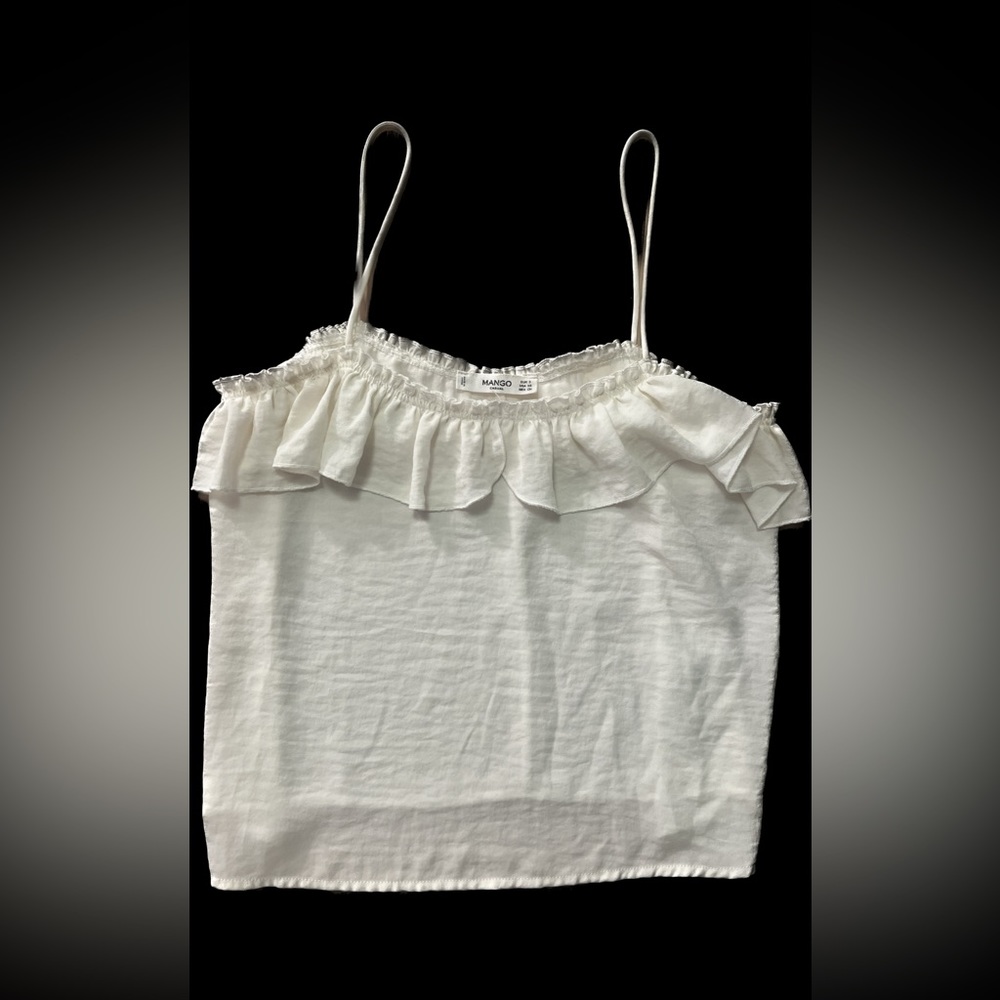 Mango Spaghetti Strap Blouse
